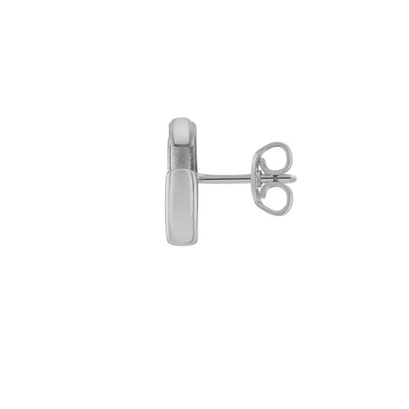New Gucci Mismatched Interlocking G & Flower Studs - 925 Silver - Picture 8 of 10